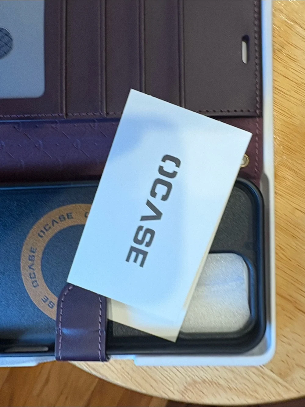 iPhone 16 Pro Max -Wallet Phone Case Folio in Purple